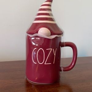 Rae Dunn Cozy mug with Gnome Topper